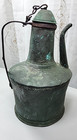 13  Antique Turkish Ottoman Copper Water Ewer pitcher Heavy Patina rust As Is 