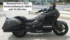 2015 Honda Goldwing Gl 1800 Exhaust Muffler Pipe Heat Shield Set Flat Black