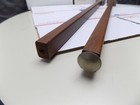 Vintage Danish Mid Century Modern Teak Folding Hinged Table Legs 27 75 
