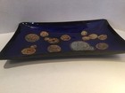 Vintage Mid Century Modern John Puskas Large Enamel Tray Cleveland Oh
