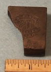 Vintage Deputy Us Marshall   As Is     Broken Badge Steel Stamping Die Jn1737