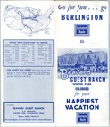 Vtg Beavers Guest Ranch Winter Park Co Brochure Burlington Route Train Ad Catlow