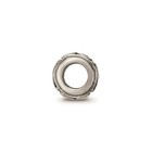 Reflection Beads Sterling Silver Antique Finish Oblong Hearts Bead