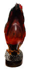 Vtg Signed Leo Koppy Hand Carved Wooden Rooster Chicken Farmhouse Vary Rare Xl