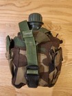 Usgi Military 3 Pc Set 1qt Od Canteen Molle Woodland Pouch   Stainless Cup
