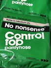 No Nonsense Control Top Pantyhose Size A Tan 4 Pairs Sandlefoot New Sealed