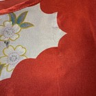 Singapore Silk Collection Japanese Geisha Red Kimono Satin Osfm
