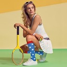 Junely 3 Pairs Compression Socks For Women Knee High For Running Athletic Flag
