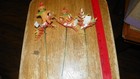 Lot Of 3 Vintage Halloween Scarecrow Blow Mold Floral Picks Cake Topper