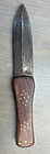 Reproduction Native American Dag Knife Nice Tacked Handle Vintage Indian