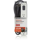 Belkin 6-outlet Essential Surge Protector With 4  Power Cord  Black