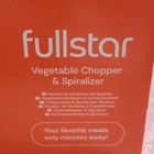 Fullstar 4-in-1 Vegetable Chopper   Spiralizer White 5-cup  4 Blades X001l9edml