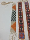  3  Native American Loom Work Beaded Strips