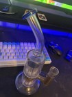 Rig Glass Blue Vase 