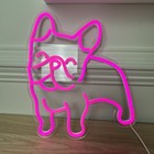 Led Neon Sign - Make It Glow  - Frenchie Dog - Pop Art Decor - Usb 5v 
