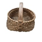Vintage Handwoven Splint Buttocks-style Gathering Basket
