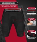 Exxact Sports Rebel 5 Pad Adult Football Girdle For Men With Cup Pocket