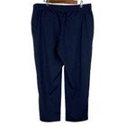 Croft   Barrow Navy Blue Drawstring Athletic Pants Men s Xls Elastic Waistband