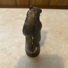 Yellowstone Park Vintage Souvenir Bear   Cub Thermometer 4  Heavy Metal