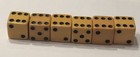Three Pair Butterscotch Bakelite 5 8    Vintage Dice  tested 