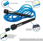 Garage Fit 9  Adjustable Pvc Versatile Jump Rope For Cardio Fitness -  10 Pack 