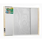 45 In  X 24 In  Adjustable Wood Frame Window Screen