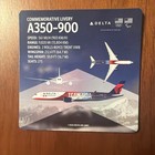 Delta Airlines A350 Trading Card  79 - Milano Cortina Livery - Team Usa - New