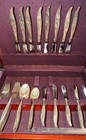 Vintage International Sterling Rose Ballet 46 Piece Flatware Set Purchased 1963 