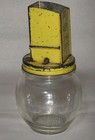 Vintage Yellow Androck Nut Meat Chopper Grinder With Working Crank Handle