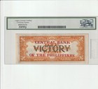 Nd  1949   Us philiippines 1 Peso  Victory Note Pick 117a Legacy 53