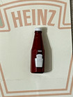 Heinz Ketchup Advertising Bottle Brooch Pin Red Safety Pin Clasp 1- 1 2   