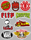 18x Skateboarding Stickers decals Retro  Classic  Vintage Logos Premium Quality 