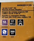 Bostitch Sx503511 2g 18 Ga 1-1 2  7 32  Sx Narrow Crown Staples 3000 Qty
