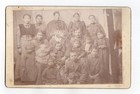 1880-90s - Amos Mcintosh Family Creek Nation Cabinet Card Photo Indian Territory