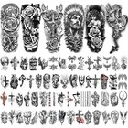 77 Sheets Christian Temporary Tattoo For Women Men  17 Sheet Half Arm Religious