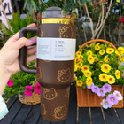 40 Oz Water Bottle 304 Stainless Steel Vacuum Insulated Cup Car Travel Mug Hot C