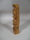 Vintage Tiki Hand Carved Wood Wooden Totem Statue Hawaii   Sculpture Figurine