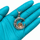 Sericho Pallasite Meteorite Pendant Keepsake Jewelry Necklace With A Certificate