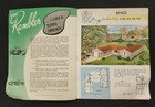 1953 Vintage Modern Living Homes Catalog West Hartford Ct Tongren House Plans
