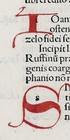 1497 St Jerome Incunable Leaf     Origen s Errors Ep  Xix-xx     2 Red Initials