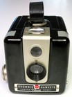 Kodak Camera Brownie Hawkeye Flash Model Bakelite Case 620 Film Vintage 1950