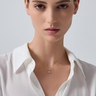 Solitaire Round Opal Pendant Necklace In 925 Sterling Silver