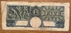 1941 Commonwealth Bank Of Australia 5 Pounds Paper Currency- G vg