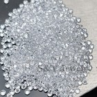 0 8mm-3 0mm 1000pcs Round White Loose Cubic Zirconia For Rings Jewelry Making