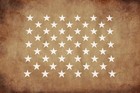 50 Star Stencil Template 10 5 X 15 For Making Wood American Flags And Wall    