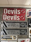 Lot Of 14 Vijtage Hockey Stickers Bumper Vinyl Rangers Devils Kings 80s 90s