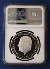 2025 Alderney Silver Proof   5  una   The Lion  Ngc Graded Pf69 With Case   Coa