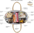 X-large Baby Diaper Caddy Organizer 5 Grids 8 Pocket Storage Basket Organizers