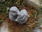 Latex Double Duck Plaster Concrete Mold 3   X 3  X 2 5   Rubber Duckling Mould