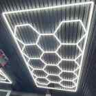 Led Hexagon Garage Lights 6500k Car Detailing Shop Light With Border For Garage